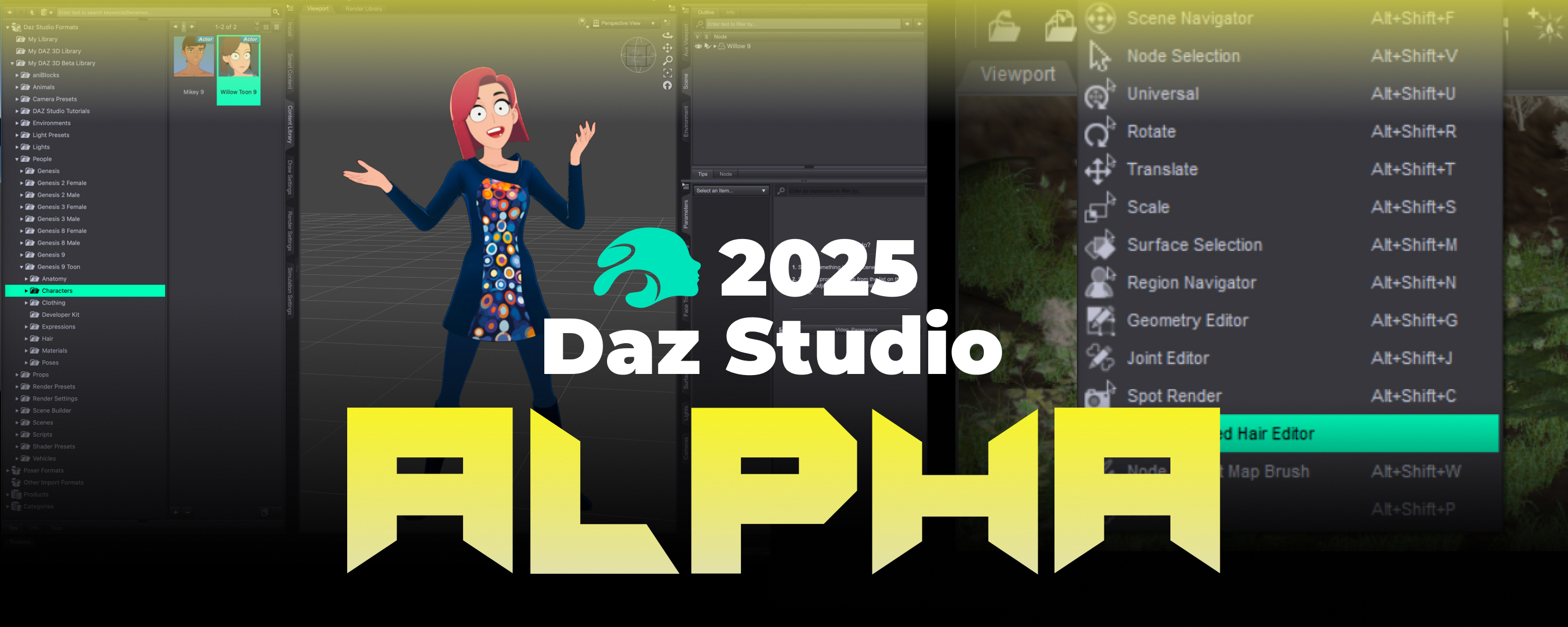 Introducing Daz Studio 2025 – Alpha Release