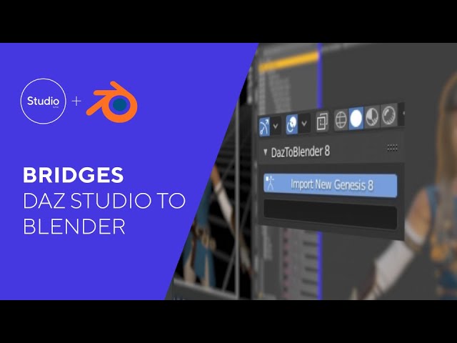 Daz Bridges Tutorial - Daz to Blender