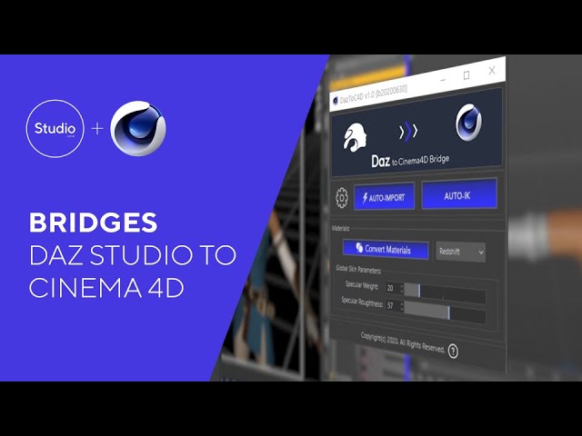 Daz Bridges Tutorial - Daz to Cinema 4D