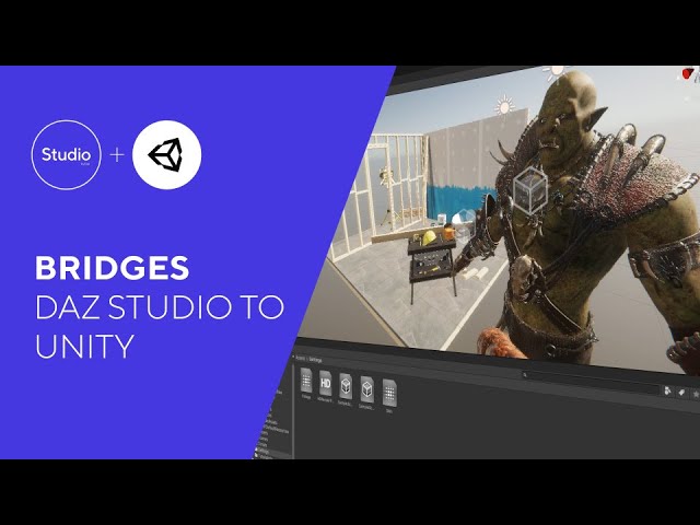 Daz Bridges Tutorial - Daz to Unity