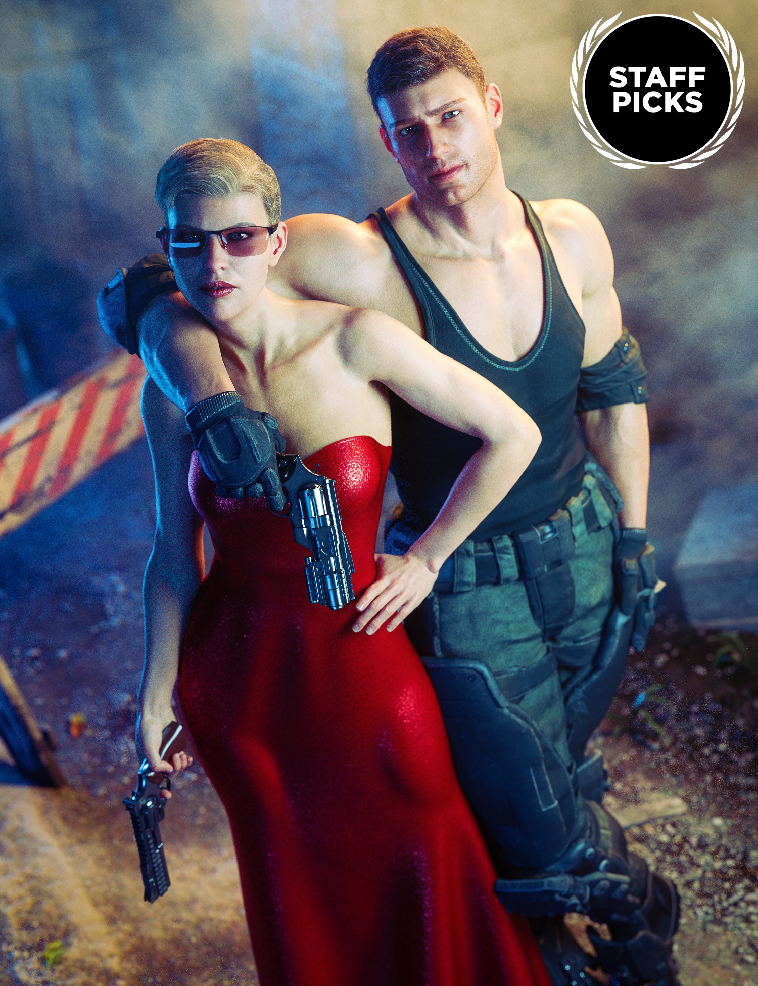 Icons - Best of Genesis 8 Males and Females by: , 3D Models by Daz 3D
