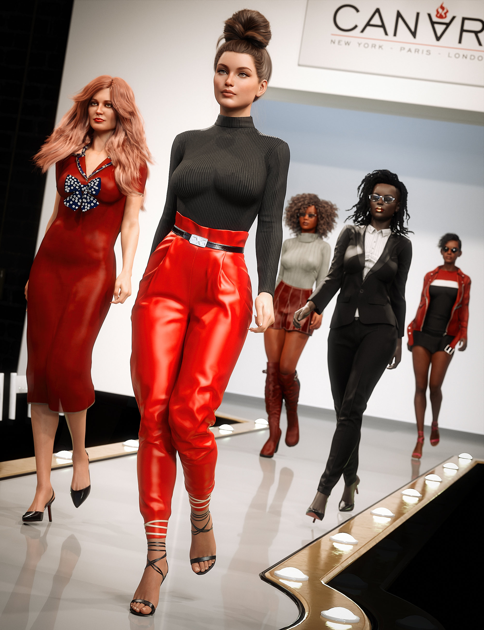 Trendy Threads Outfit Bundle by: , 3D Models by Daz 3D