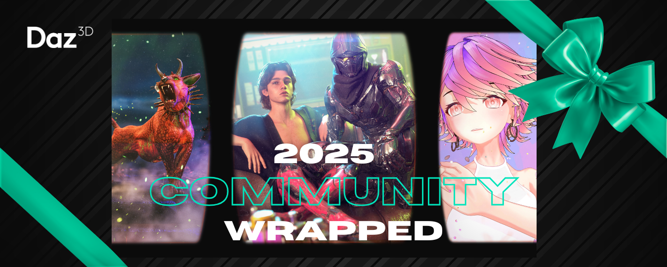 Daz 3D Community Wrapped 2025