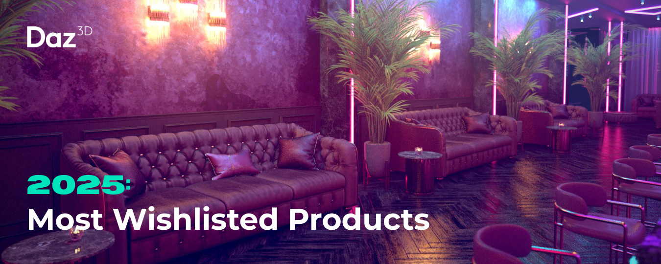 The Most Wishlisted Daz 3D Products of 2025 (So Far)