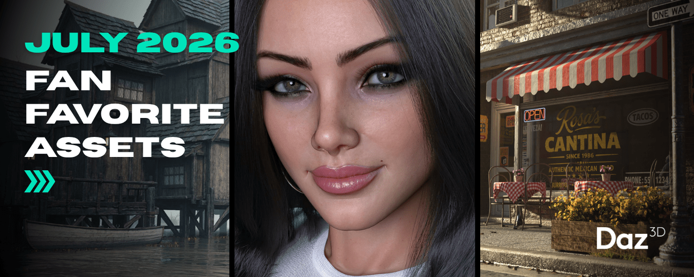The Top 10 Best-Selling Daz 3D Products of 2026 (So Far)