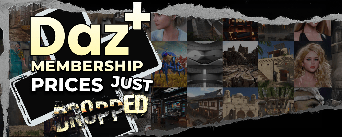 Lower Prices, Same Great Perks – Daz+ Just Got Better